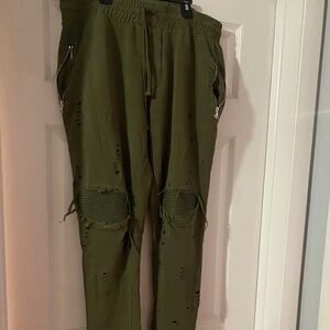 Amir I distressed joggers